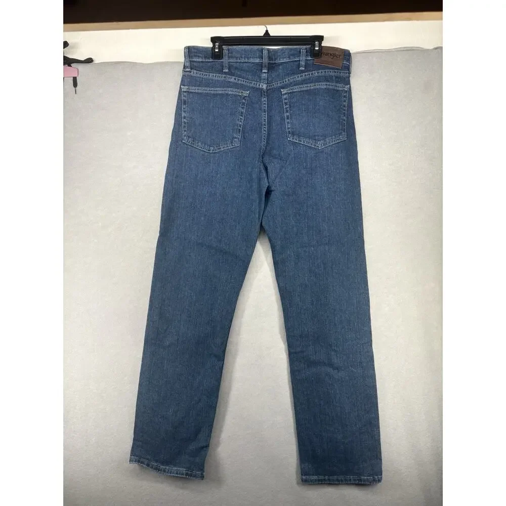 Wrangler Men's Regular Fit‎ Jeans 1% Comfort Stretch Blue Jeans 34x34 NEW